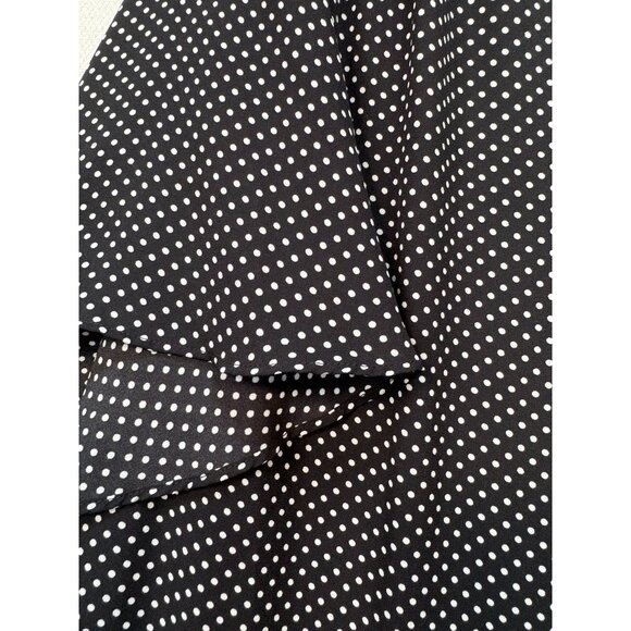 Chicos Womens Polka Dot Button Front Tunic Blouse Size 3 Black & White - Picture 3 of 13